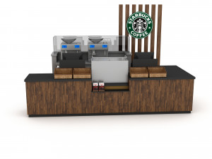 3d coffee shop 3D Model 3D