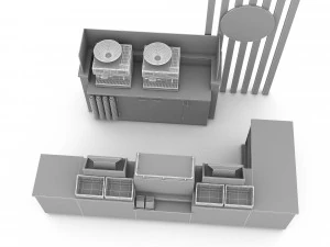3d coffee shop 3D 3D Model