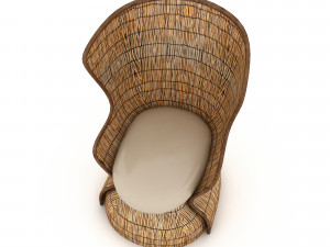 Bamboo chair 3D Model