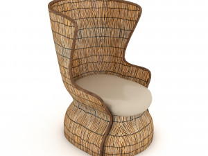 Bamboo chair 3D Model
