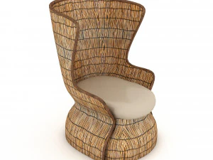 Bamboo chair 3D Model