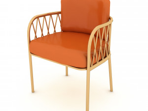 3D modern metal chair 3Dモデル