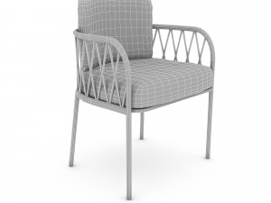 3D modern metal chair 3Dモデル
