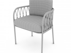 3D modern metal chair 3Dモデル