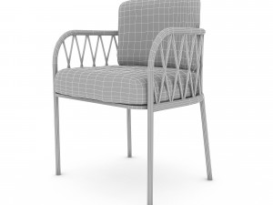 3D modern metal chair 3Dモデル