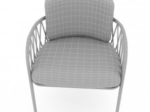 3D modern metal chair 3Dモデル