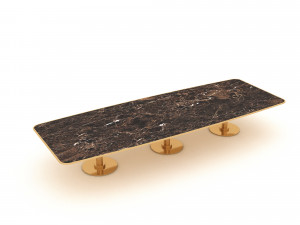 Modern dining table 05 3D Model