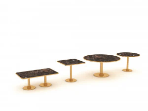 3D modern dining table 06 3D Model