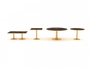 3D modern dining table 06 Modello 3D