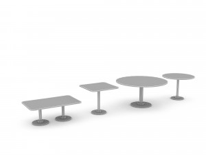 3D modern dining table 06 Modello 3D