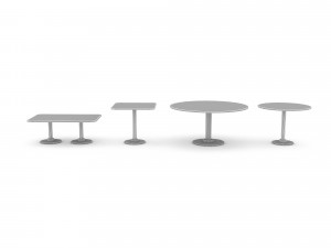 3D modern dining table 06 Modello 3D