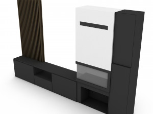 3d modern tv stand 3D Модель