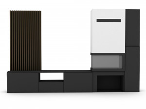 3d modern tv stand 3D Модель