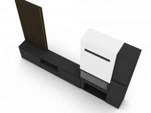 3d modern tv stand 3D Модель