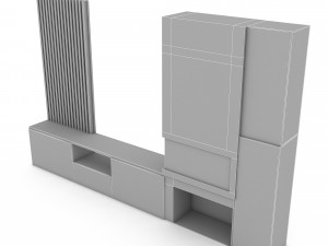 3d modern tv stand 3D Модель
