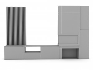 3d modern tv stand 3D Модель