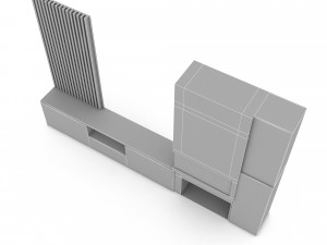 3d modern tv stand 3D Модель