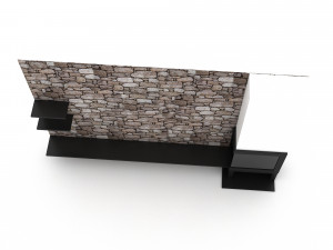 3D 3d modern tv stand 04 Modello 3D