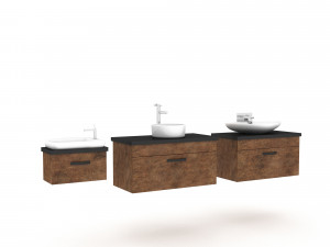 3d modern sink type Modelo 3D