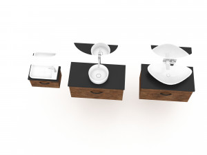 3d modern sink type 3D 모델