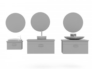 3d modern sink type 3D 모델