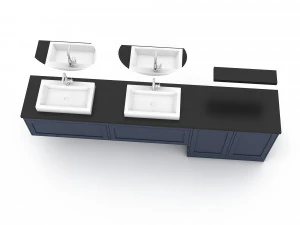3d modern sink type 3D Model