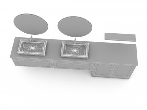 3d modern sink type 3D Model