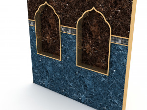 Classic bathroom wall Modelo 3D