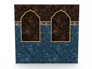 Classic bathroom wall 3D Model