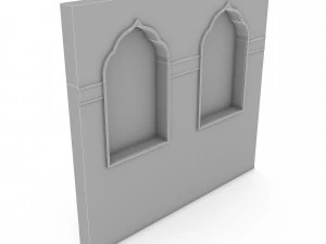 Classic bathroom wall 3D Model