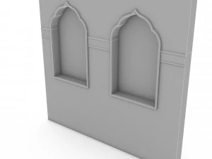 Classic bathroom wall 3D Model