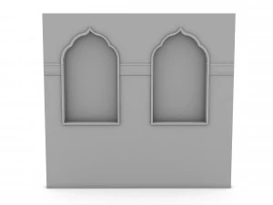 Classic bathroom wall 3D Model