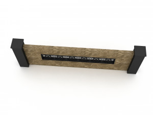 3D garden wall model 3D Модель