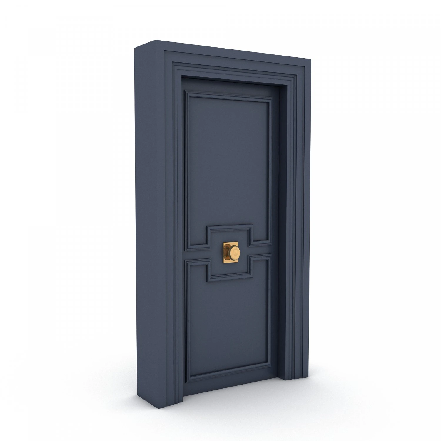 Modern door 05 model 3D Model .c4d .max .obj .3ds .fbx .stl .blend 