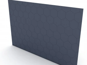 3D 3d modern wall panel 02 3D Model