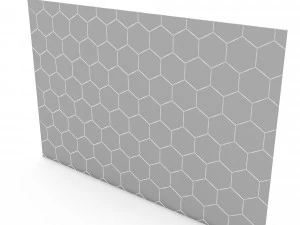 3D 3d modern wall panel 02 3D Model