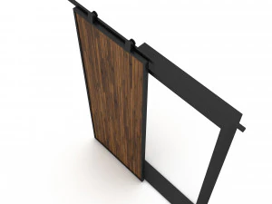 미닫이문 3D 모델