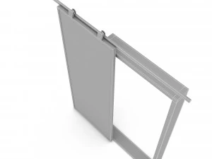 미닫이문 3D 모델