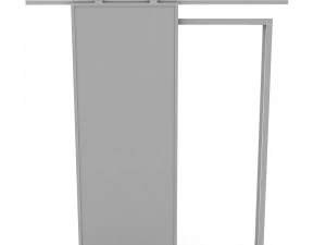 미닫이문 3D 모델