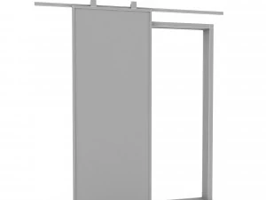 미닫이문 3D 모델