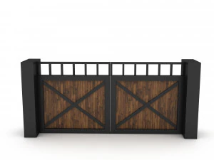Garden door 05 3D 3D Model