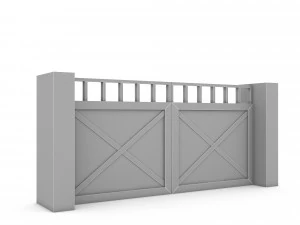 Garden door 05 3D 3D Model
