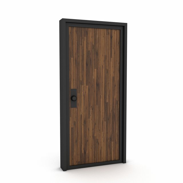 3D modern door 07 Model 3D .c4d .max .obj .3ds .fbx .stl .blend 