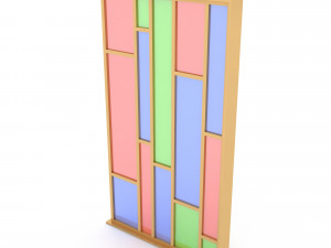Modern glass selarate Modèle 3D