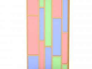 Modern glass selarate 3D Model