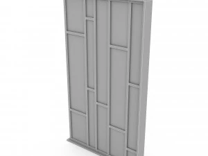 Modern glass selarate 3D Model