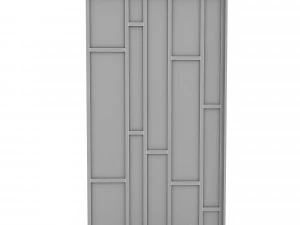 Modern glass selarate 3D Model