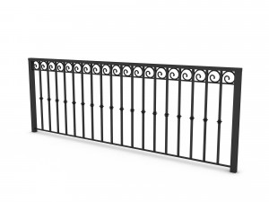 3D modern railing 07 3D Модель