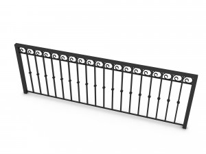 3D modern railing 07 3D Модель