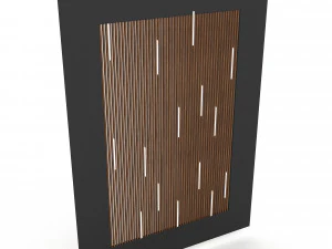 Moderne Decke aus Holz 3D Modell